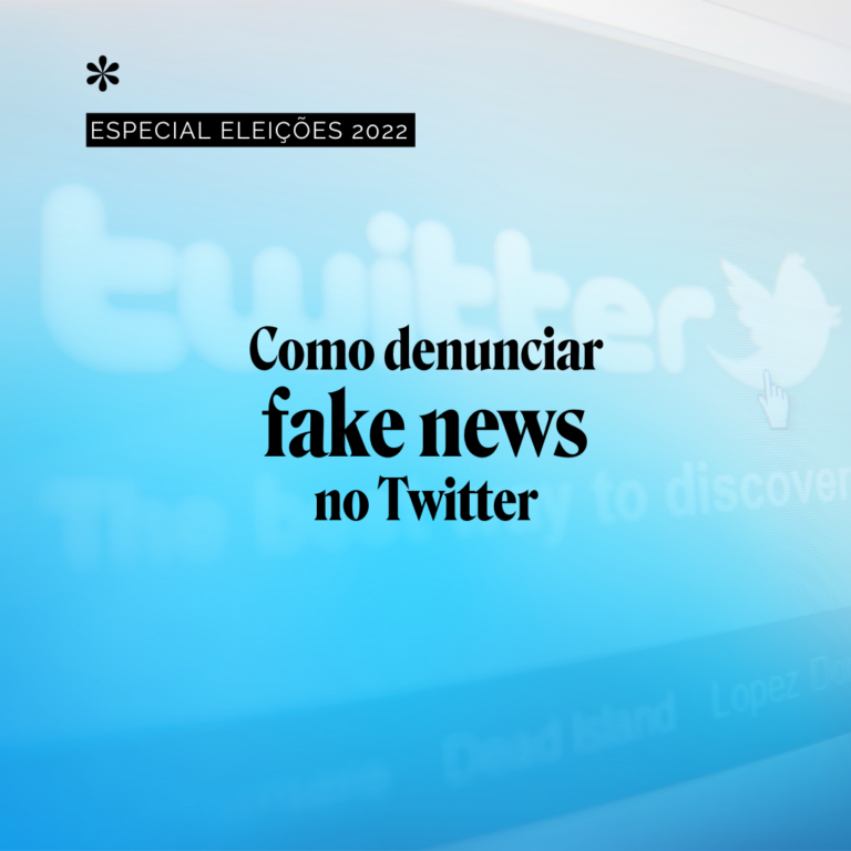 Como denunciar fake news no Twitter?