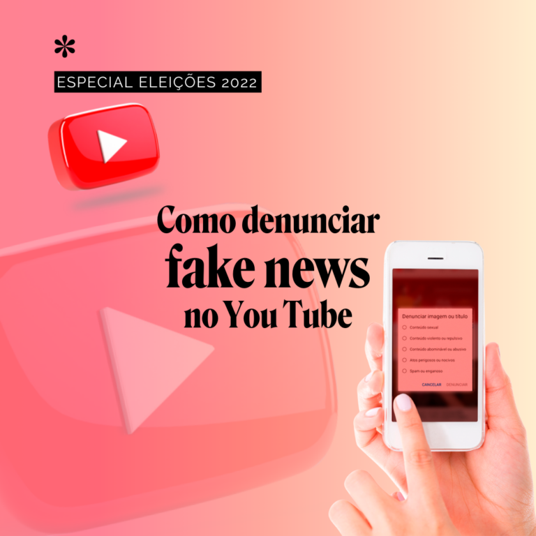 Como denunciar fake news no Youtube