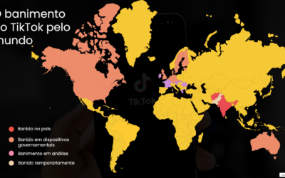 Veja o Mapa dos países que já baniram o TikTok