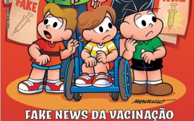 Turma da Mônica se une à ciência contra as fake news vacinais