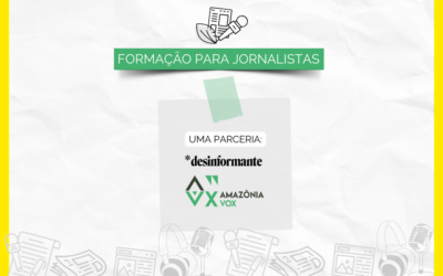 *desinformante e Amazônia Vox lançam o I Ciclo de Oficinas “Desinformação (ambiental), IA e eleições”