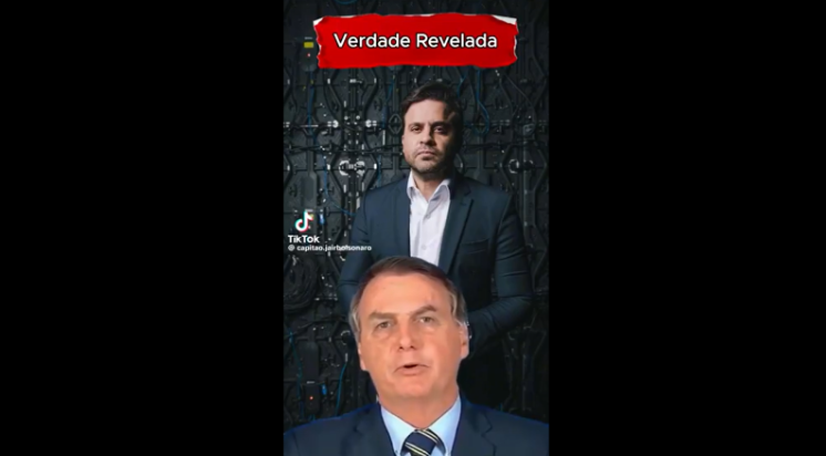 Criado com IA, vídeo em que Bolsonaro expressa apoio a Marçal é falso