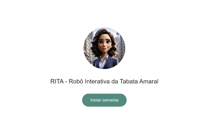 Tabata Amaral cria chatbot para responder dúvidas dos eleitores