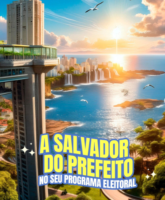 Candidato à prefeitura de Salvador posta imagem feita com IA