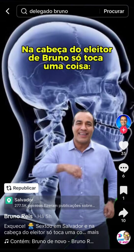 Prefeito de Salvador posta deepfake no Instagram e TikTok